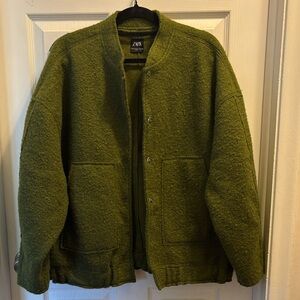 Zara oversized pocket bomber Size M/L